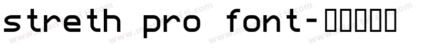 streth pro font字体转换